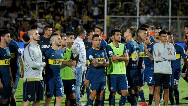 El plantel de Boca, bajo la mira tras caer en la final de la Supercopa Argentina contra River (TÃ©lam)