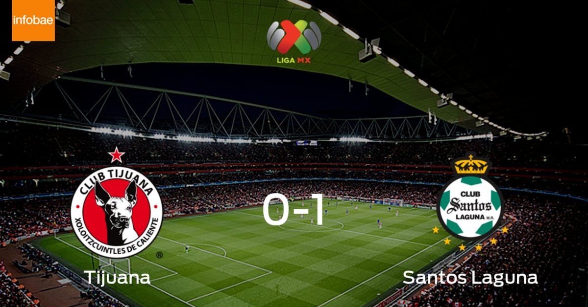 Santos Laguna wins 1-0 at Tijuana’s home