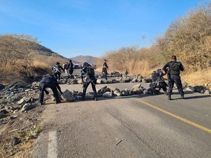 Luego del despliegue hubo cuando menos tres cortes más  (Foto: Facebook/SSP-Michoacán)