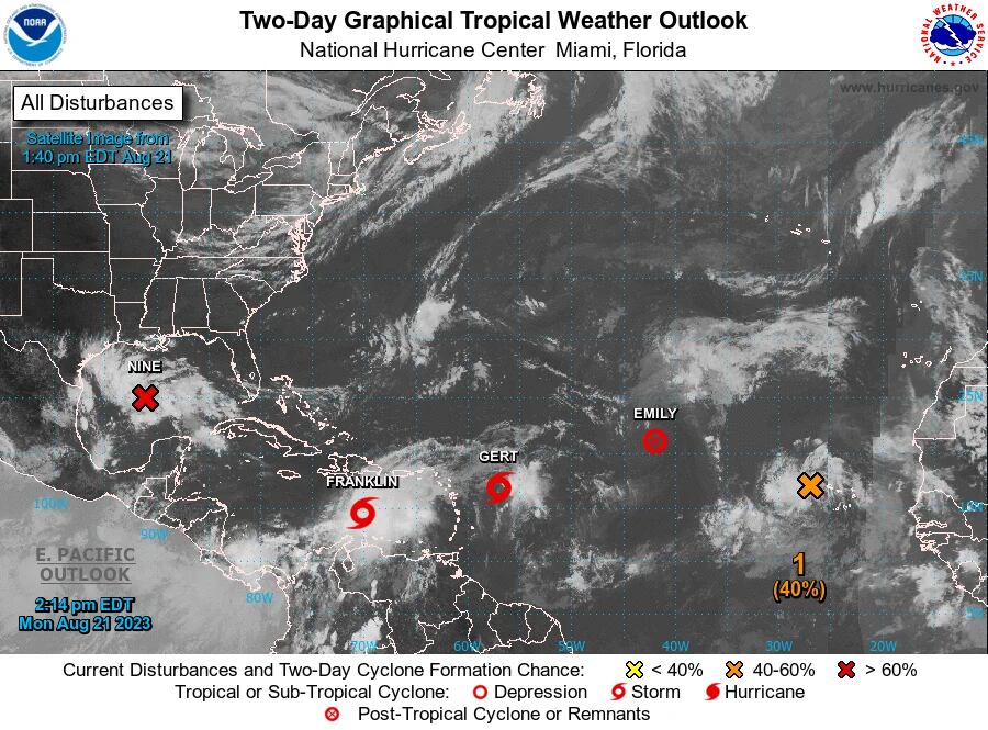 La temporada de huracanes en el Atlántico se intensifica con tres tormentas activas