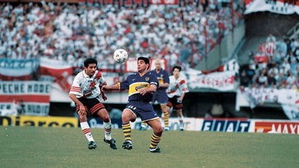El último partido de Diego Maradona como jugador fue el al 25 de octubre de 1997, con la camiseta de Boca y en un Superclásico ante River en el Estadio Monumental.