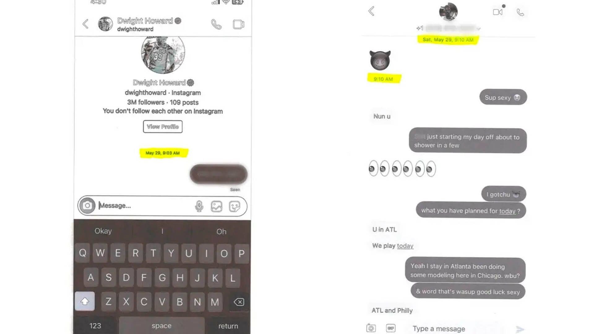 Los chats que publicó el sitio Radio Oline