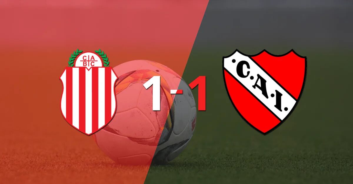 Barracas Central and Independiente shared the points 1-1