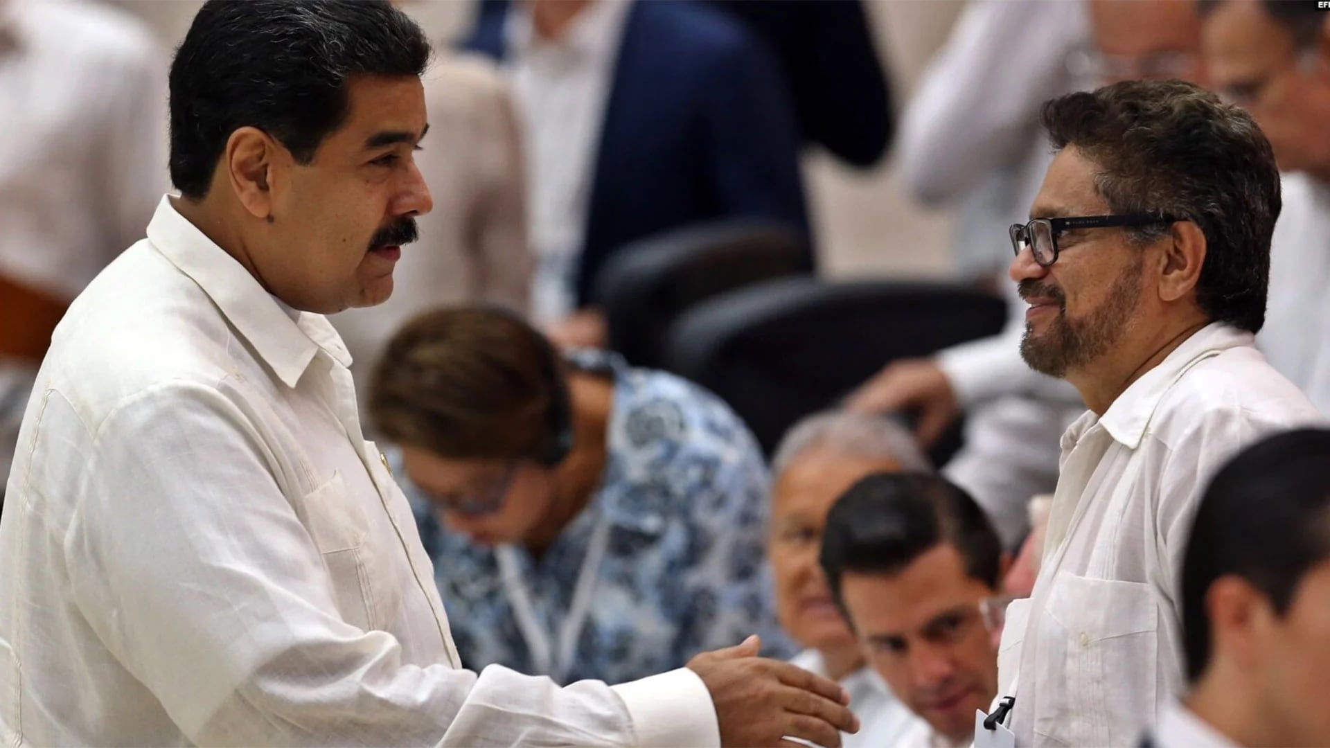 Maduro y el jefe de las FARC Segunda Marquetalia, Iván Márquez
