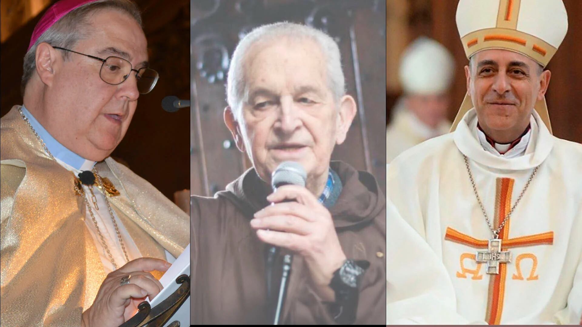 Ángel Sixto Rossi, Luis Pascual Dri y Víctor Manuel Fernández , los tres argentinos que se convertirán en cardenales en septiembre próximo
