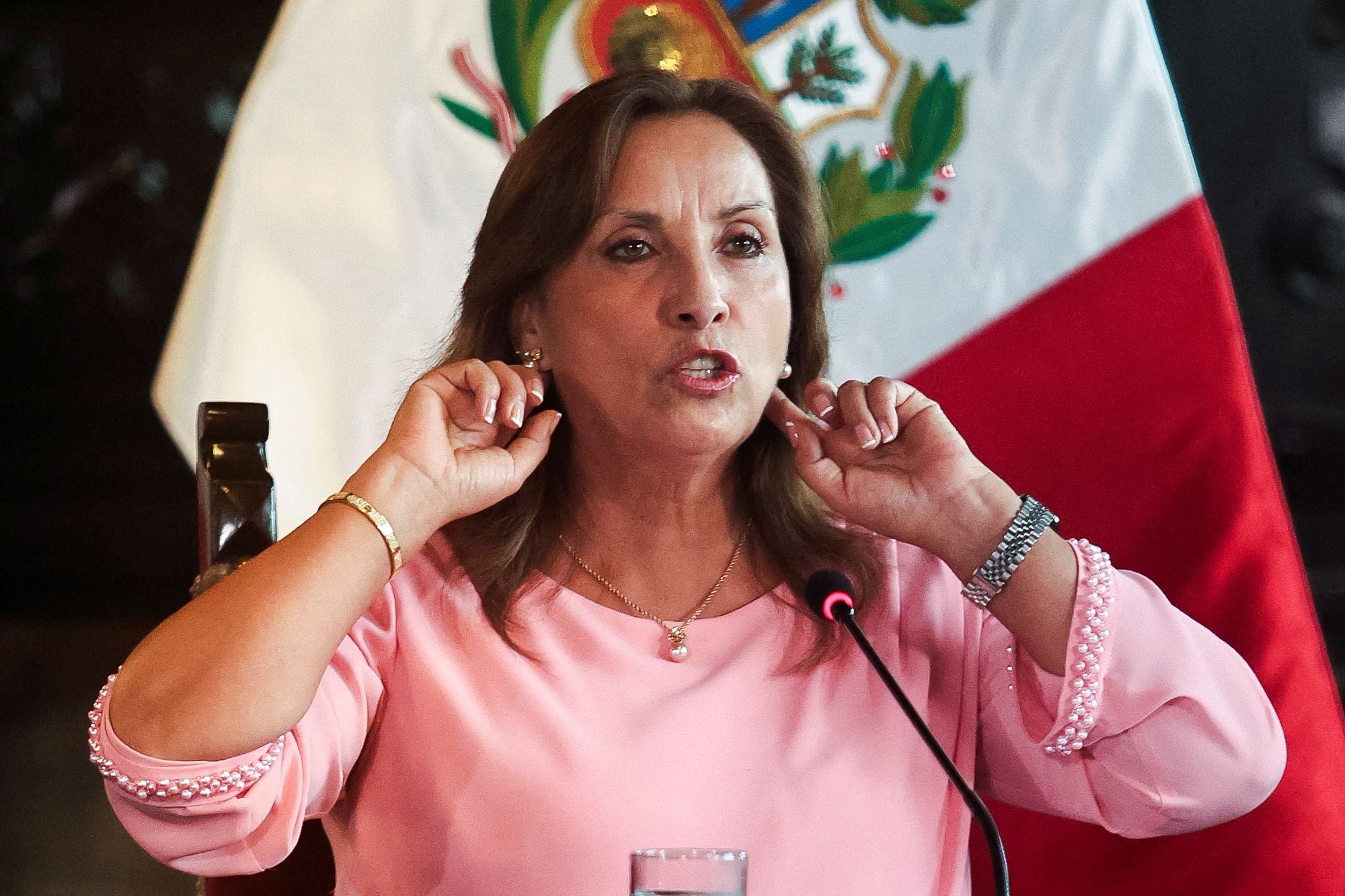 La presidenta de Perú, Dina Boluarte. REUTERS/Sebastian Castaneda