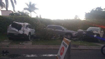 El accidente sucedió la tarde de este sábado 2 de enero (Foto: Twitter @Omar_patino)
