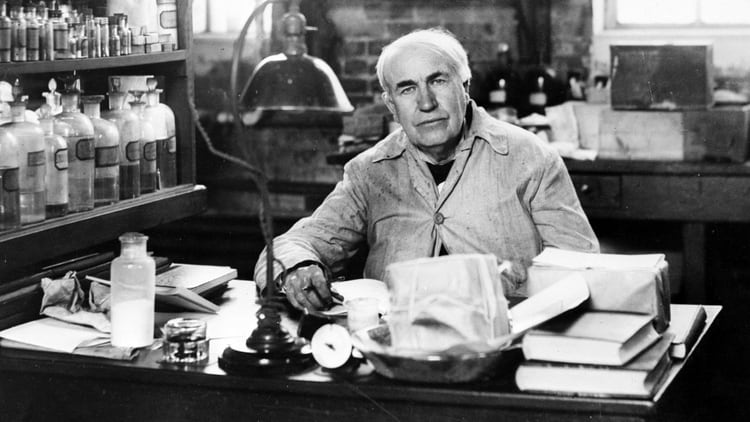 En 1897, Edison comenzó una “guerra de patentes” con los hermanos Lumière por ver quién se atribuía el invento de la primera máquina de cine. (Getty)