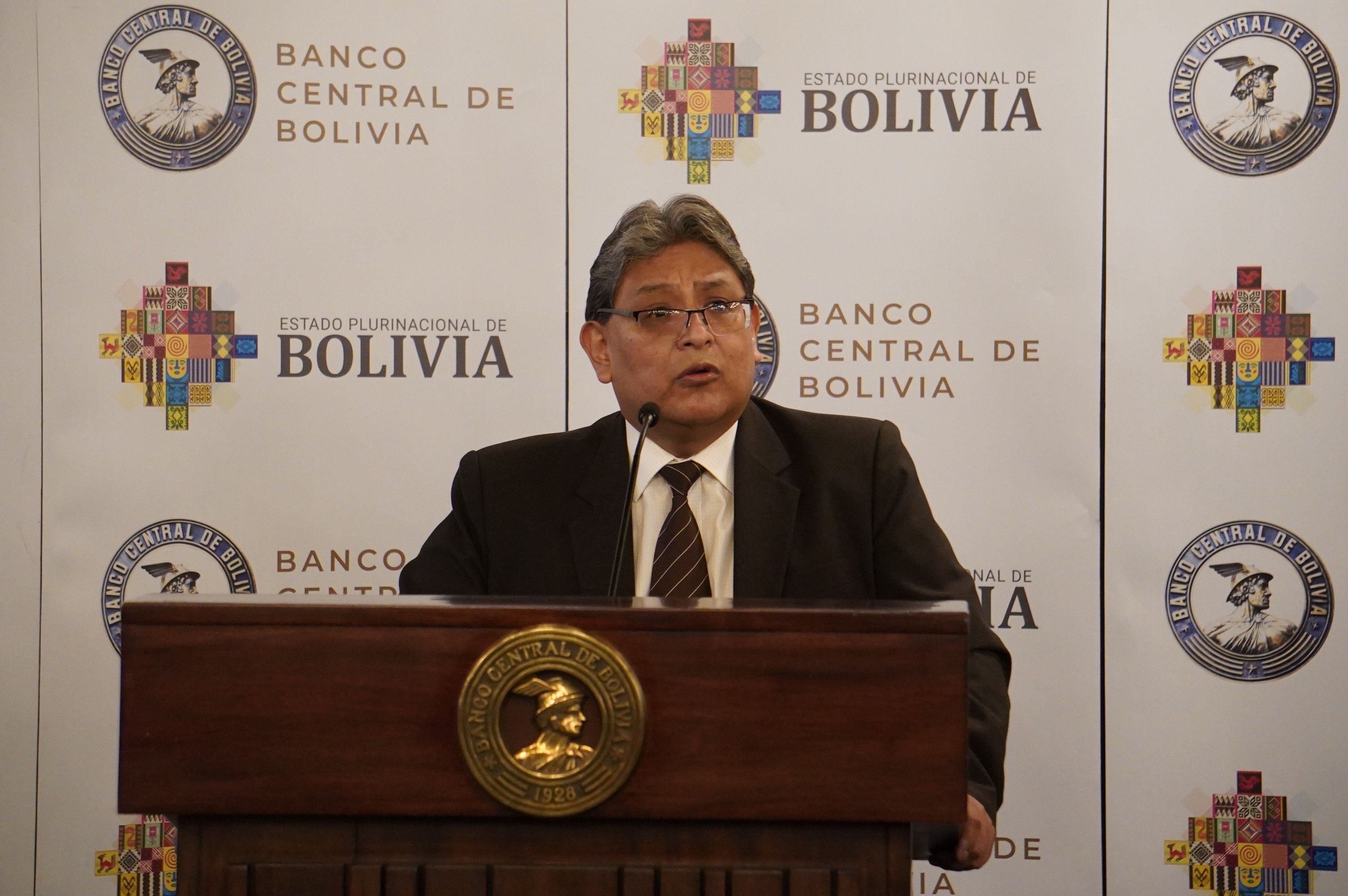 El presidente del Banco Central de Bolivia (BCB), Edwin Rojas (EFE/Javier Mamani)
