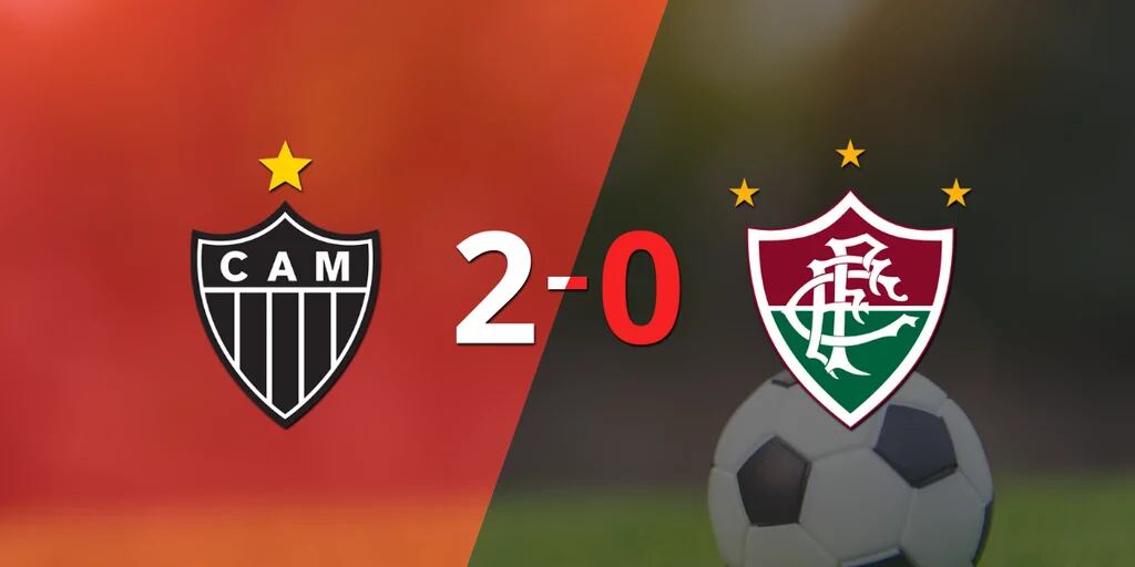Con dos goles de Paulinho, Atlético Mineiro venció a Fluminense