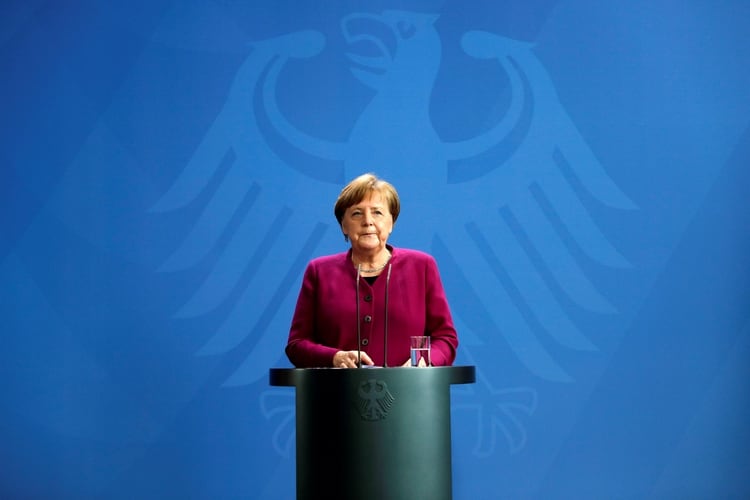 Angela Merkel (Markus Schreiber/ Pool vía Reuters/ File Photo)