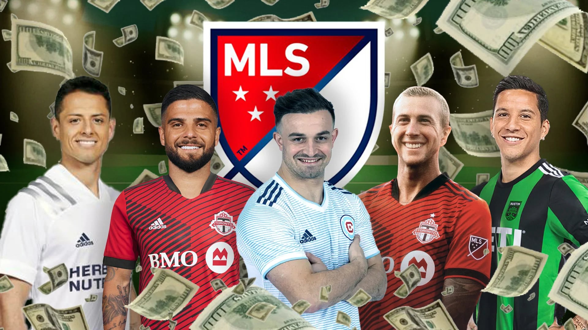 Chicharito Hernández, Lorenzo Insigne, Shaquiri, Bernadeschi y Driussi, entre los mejores pagos de la MLS