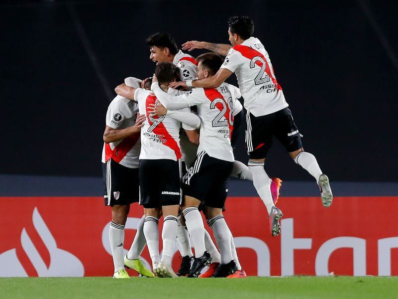 River venció a Independiente Santa Fe y lidera el Grupo D (REUTERS/Juan Ignacio Roncoroni)
