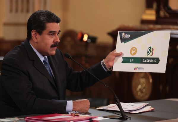 Maduro, durante unas declaraciones en cadena obligatoria de radio y televisión. (EFE)