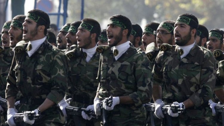 Miembros de la Guardia Revolucionaria de Irán