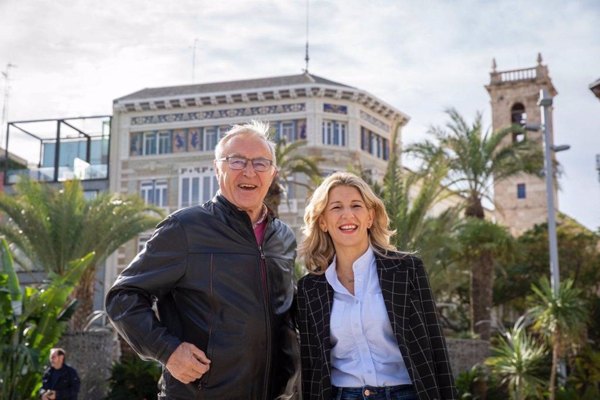 Yolanda Díaz, a Ribó: “Puedes estar muy orgulloso de haber dado luz a València cuando todo era oscuridad y corrupción”