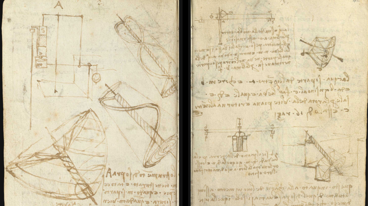 Publican Digitalmente Los Cuadernos De Leonardo Da Vinci Infobae