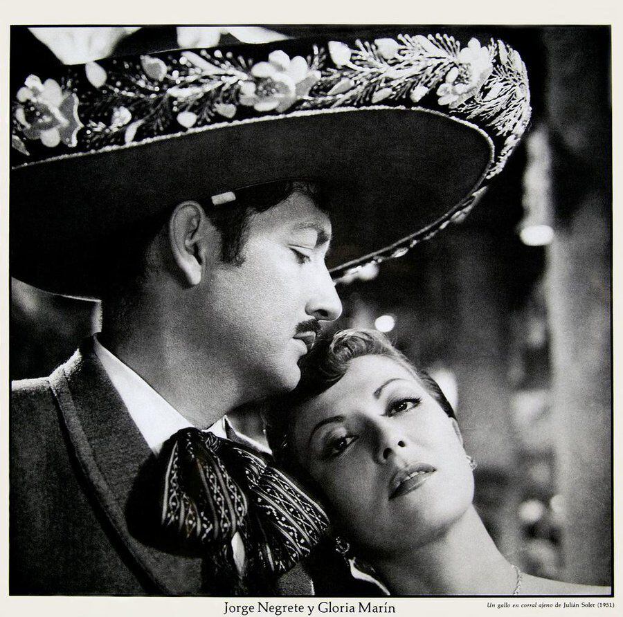 Gloria Marín and Jorge Negrete performed 11 films together during their marriage (Photo: Twitter / @ canal22)
