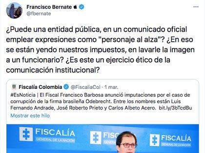 Francisco Bernate, penalista.