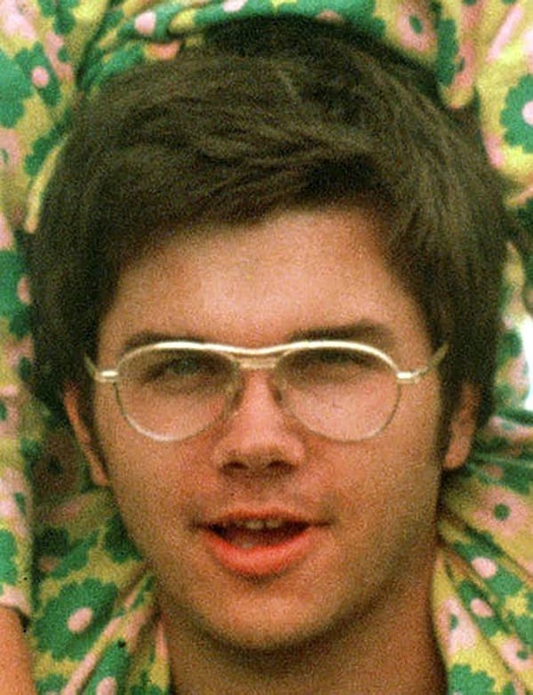 Mark Chapman en la época en que asesinó a John Lennon (AP)