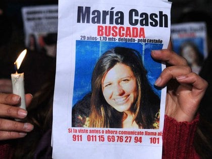 María Cash tenía 29 años al momento de su desaparición