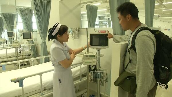El hospital Chiang Rai, donde estÃ¡n siendo llevados los niÃ±os