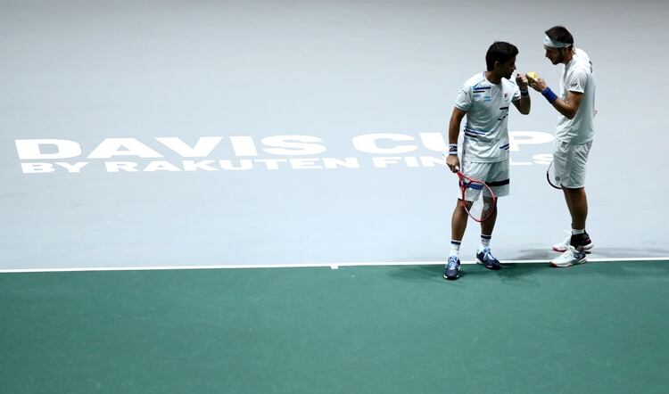 González y Mayer jugaron un gran partido pero no pudieron (Foto: Reuters)