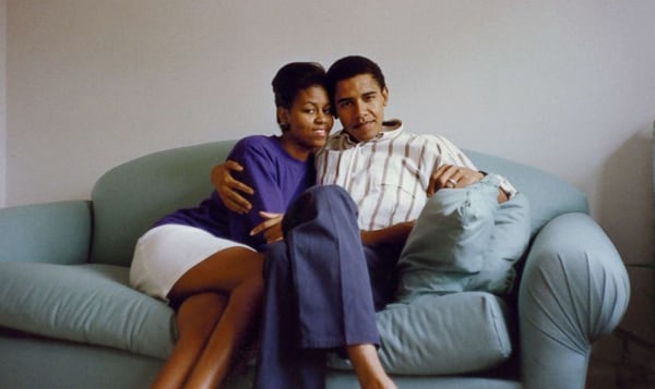 La relación de Michelle y Barack Obama superó dos años de distancia apenas comenzó.