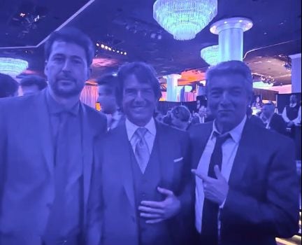 Ricardo Darín, Santiago Mitre y Tom Cruise