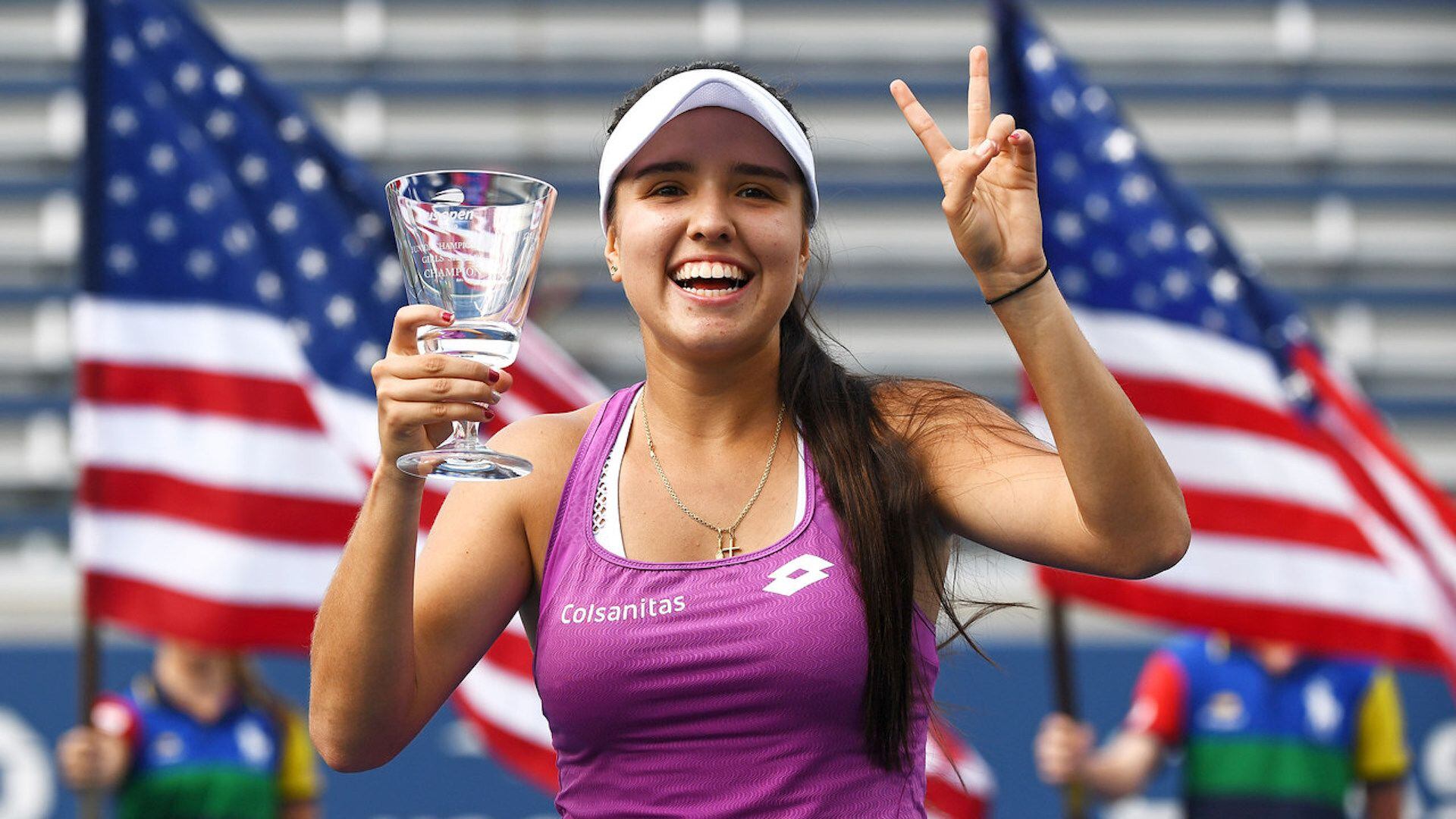 A sus 17 años María Camila Osorio se coronó campeona del US Open Junior 2019, en la categoría individual femenina / (Garrett Ellwood/USTA)