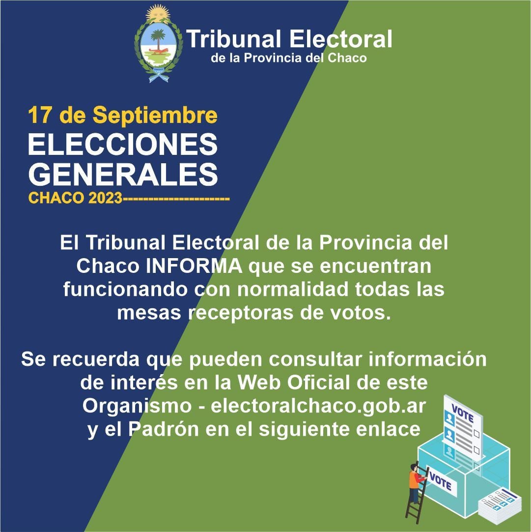 elecciones en Chaco
