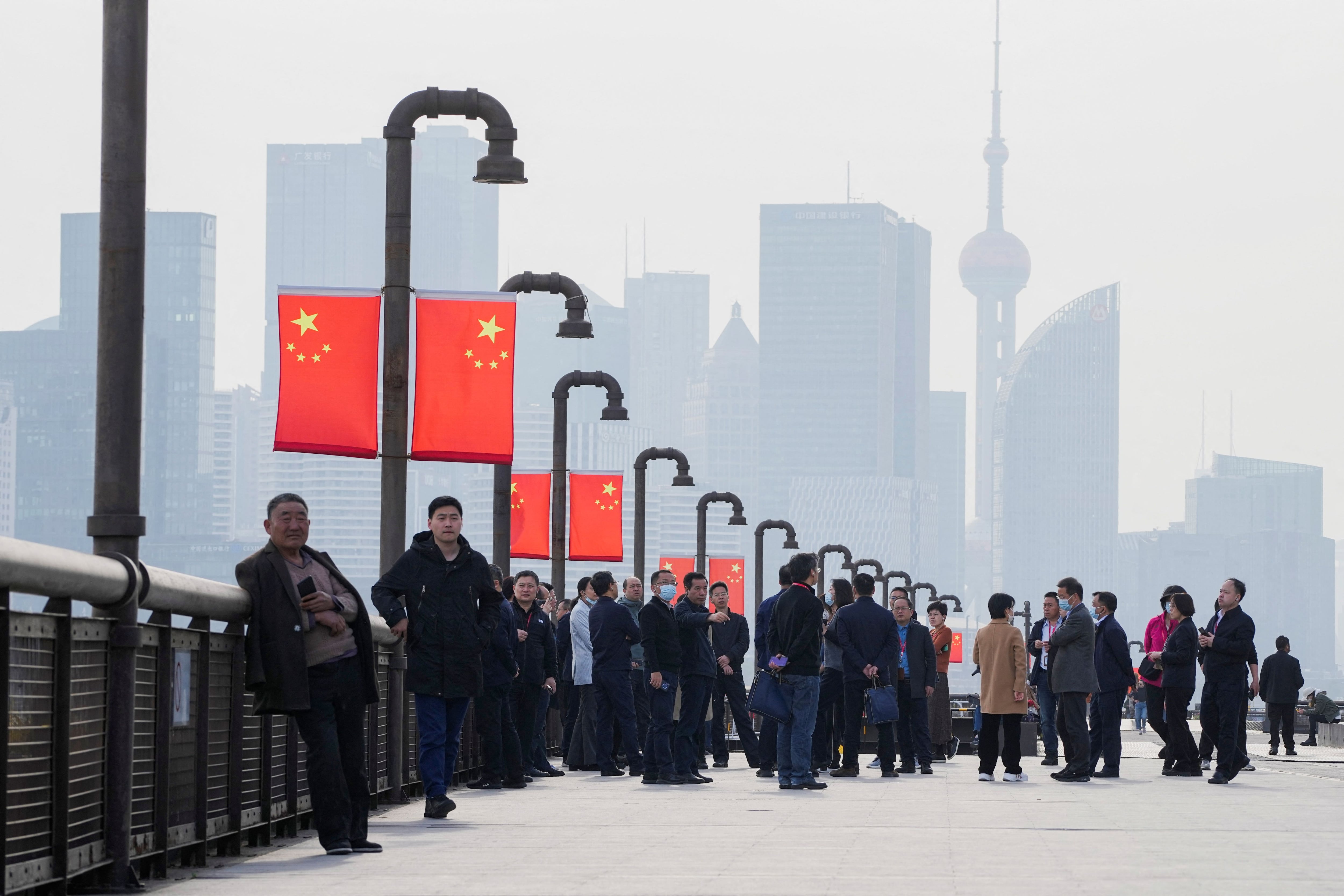 Distrito financiero en Shanghai (Reuters)