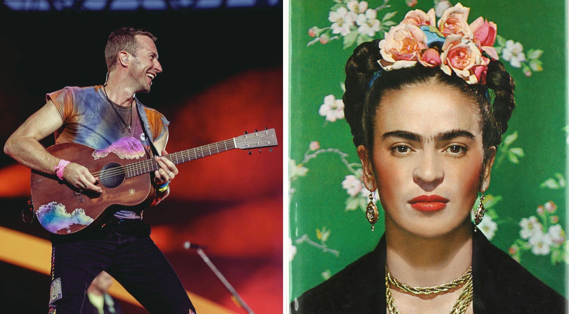Frida Kahlo sigue inspirando a artistas internacionales, como Chris Martin de Coldplay, con su vibrante obra