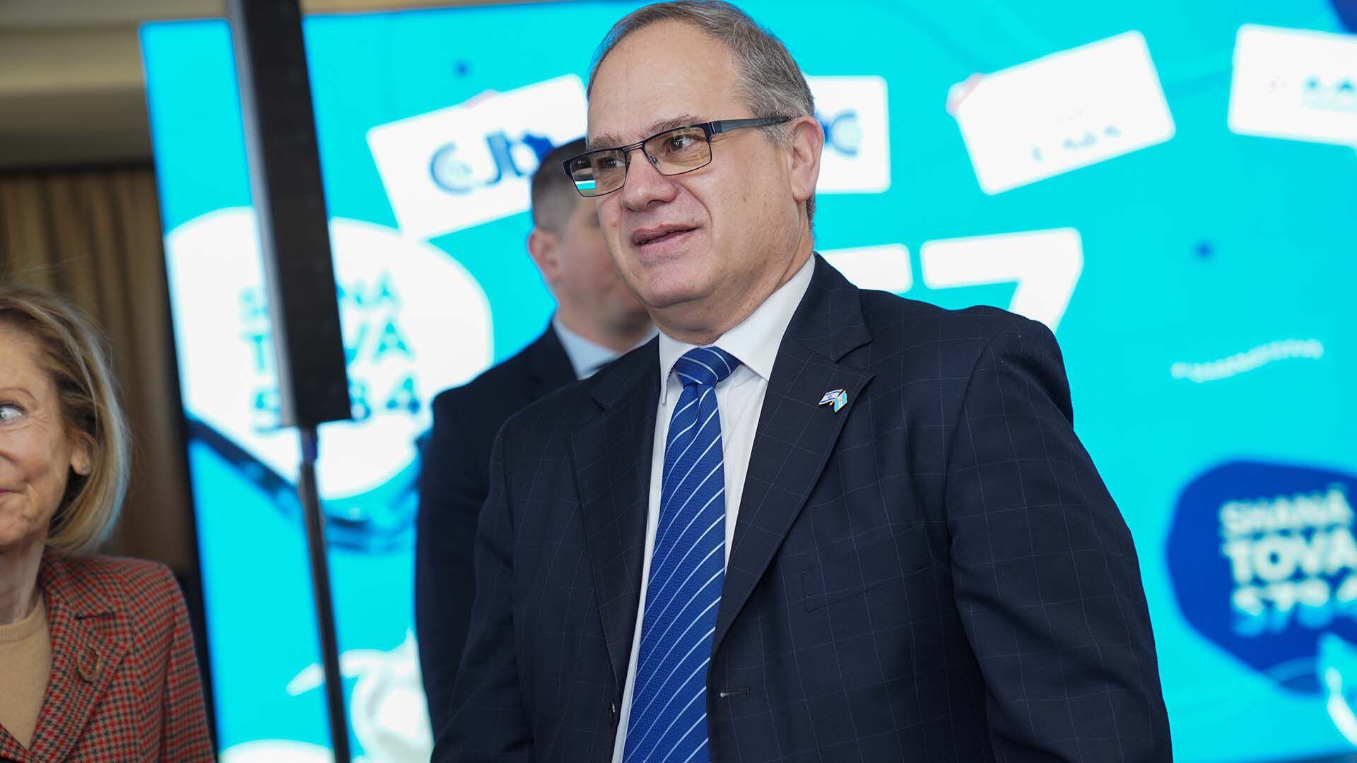 El Embajador de Israel en Argentina Eyal Sela (Gentileza CJL).