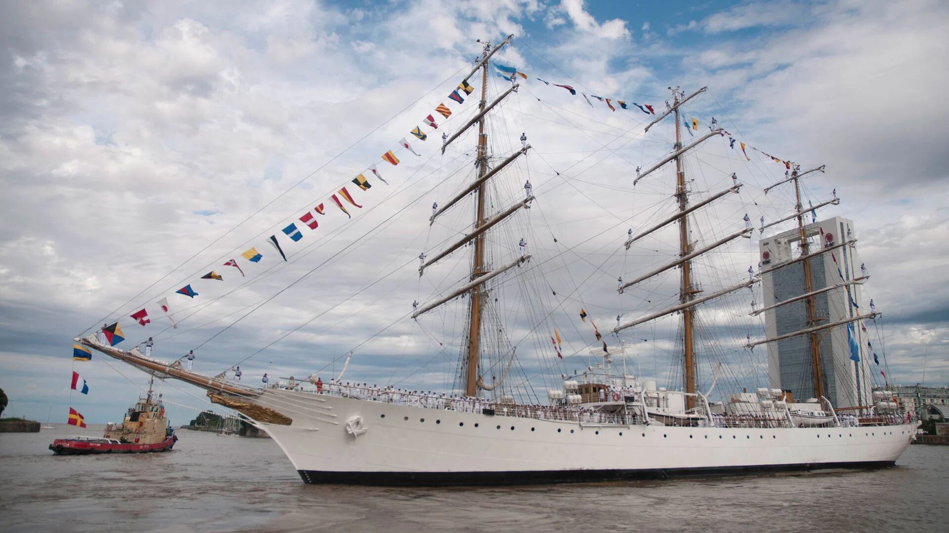 La Fragata Libertad visitará el puerto de Liverpool a fines de julio (NA)