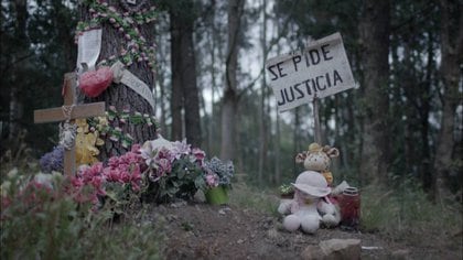 El lugar donde fue hallado el cuerpo de Asunta, muy cerca de la casa de campo de sus padres donde fue vista por última vez (Imagen "Lo que la verdad esconde", Antena 3)