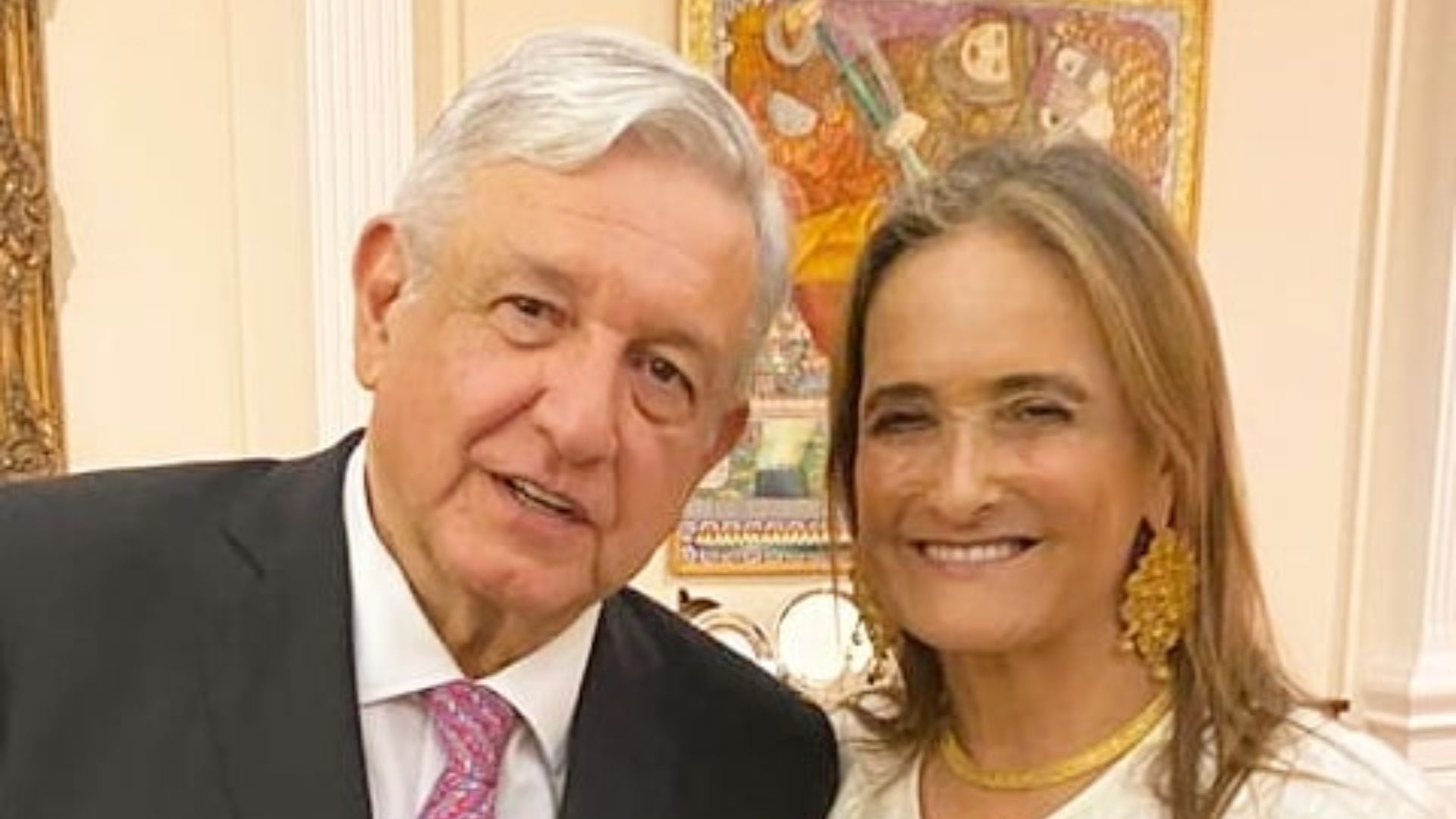 Patricia Armendáriz nomina a AMLO para el Nobel (Foto: Twitter / @patyarmendariz.g)