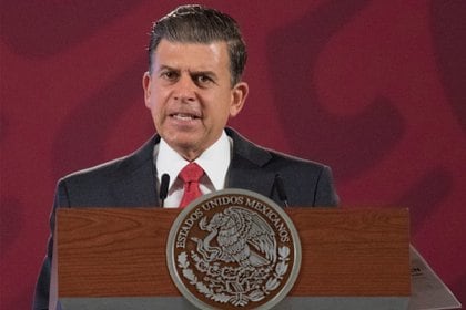 Ricardo Sheffield Padilla, titular de la Profeco, acompañó al presidente López Obrador durante la conferencia matutina del lunes 7 de septiembre de 2020.
(Foto: VICTORIA VALTIERRA/CUARTOSCURO.COM)