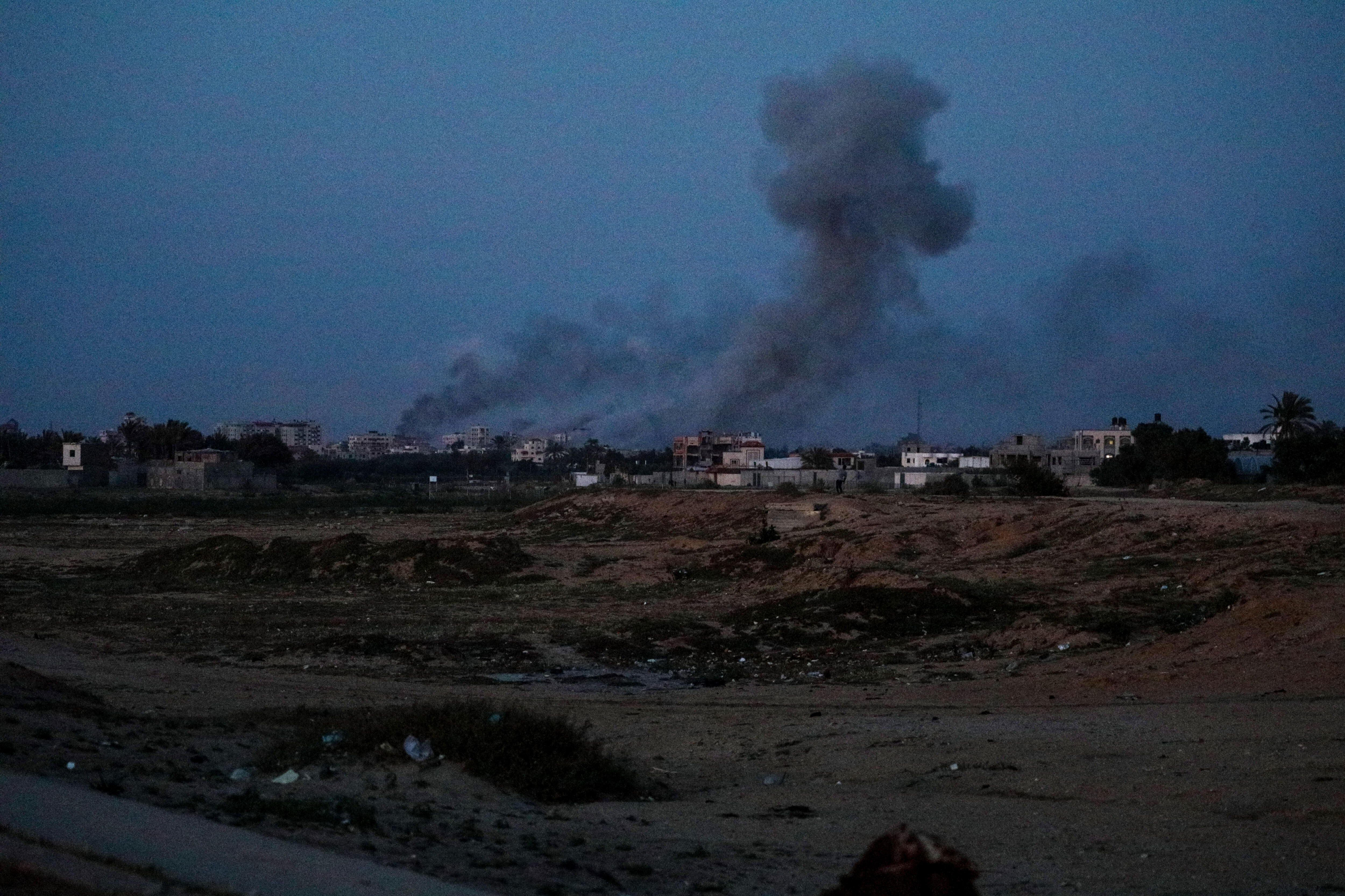 La franja de Gaza, tras un ataque aéreo de Israel, en una fotografía de archivo - crédito Mohammed Saber / EFE/EPA