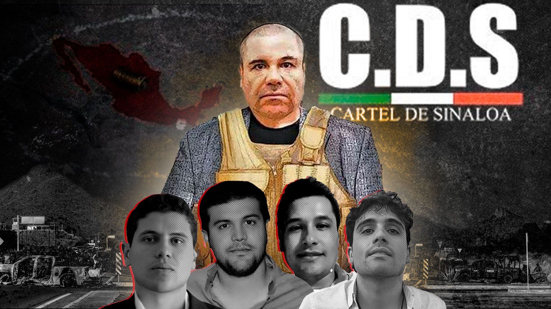 La facción de Los Chapitos del Cártel de Sinaloa es liderada por cuatro hijos de 'El Chapo'. (Infobae México/Jesús Avilés)