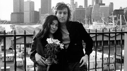 Un fotograma de un documental sobre la vida de Lennon y de Ono en Nueva York (EFE/PBS)
