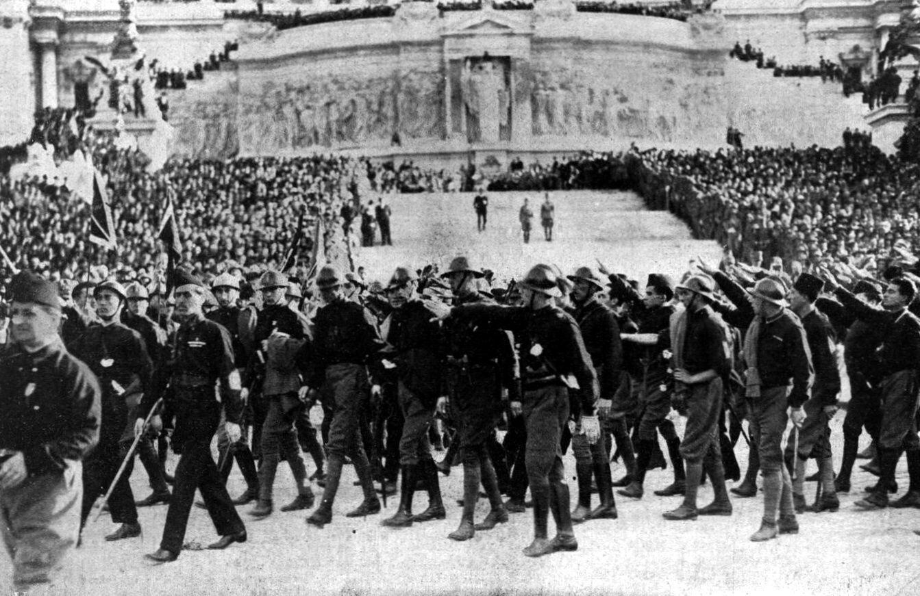 Marcha sobre Roma - Benito Mussolini - Fascismo - Italia