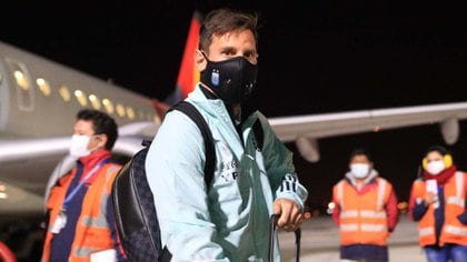 Lionel Messi llegó a La Paz para buscar la segunda victoria de la Argentina