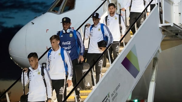 Messi no escuchó música durante los traslados de la selección argentina en Rusia (AP)