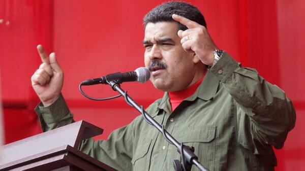 Nicolás Maduro anunció su candidatura presidencial  (EFE)