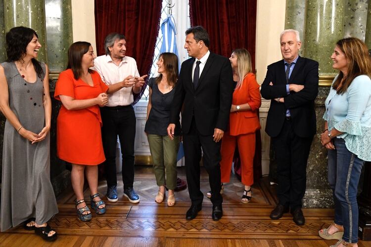 Penacca, Moreau, Kirchner, Fréderic, Massa, Álvarez Rodríguez, Fucks y Cecilia Rodríguez