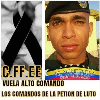 Teniente (Ej) Roberto Ulpin González, asesinado por el ELN en noviembre de 2018