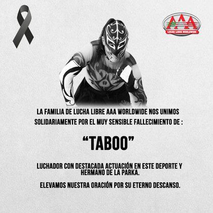 La AAA lamentó la pérdida de sus redes (Foto: Twitter @ luchalibreaaa)