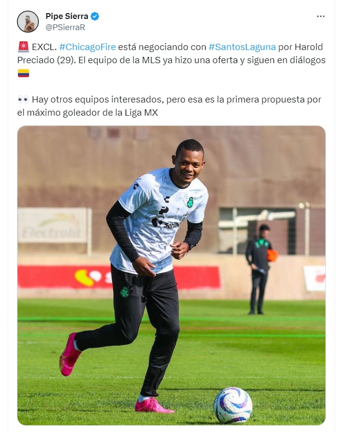 Harold Preciado a la MLS