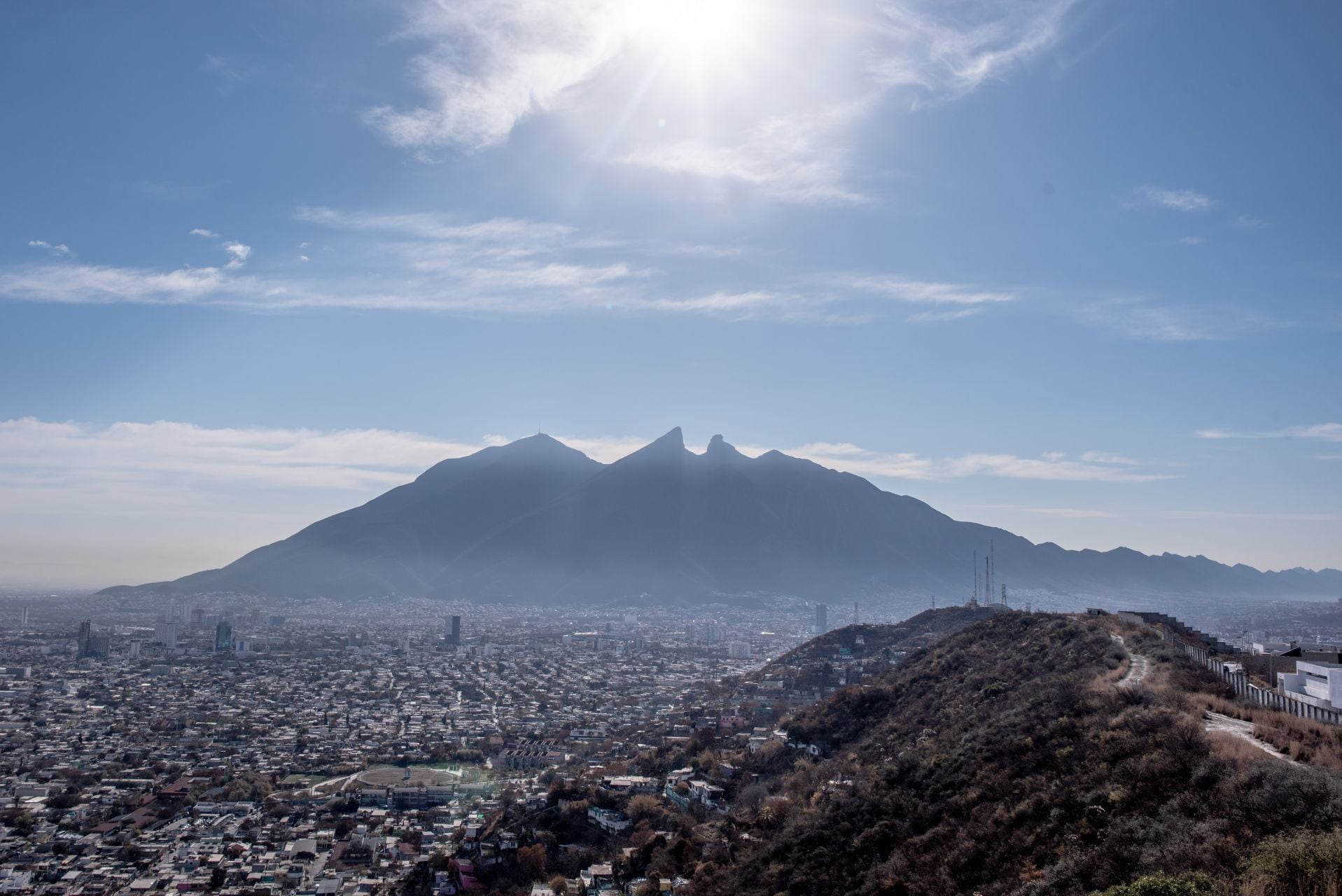 Entre julio y agosto Monterrey vive una fuerte época de sequía. (Cuartoscuro)
